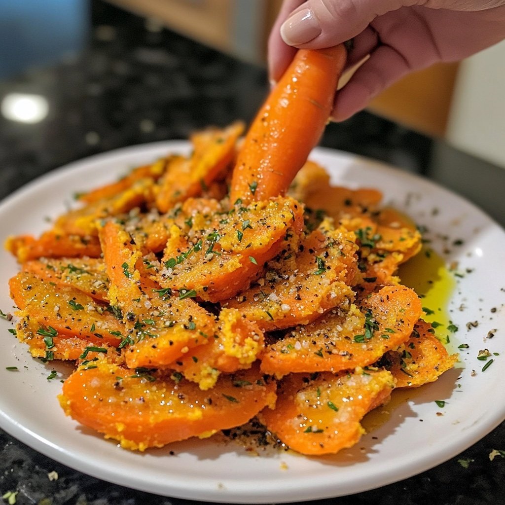 Healthy Smashed Carrots