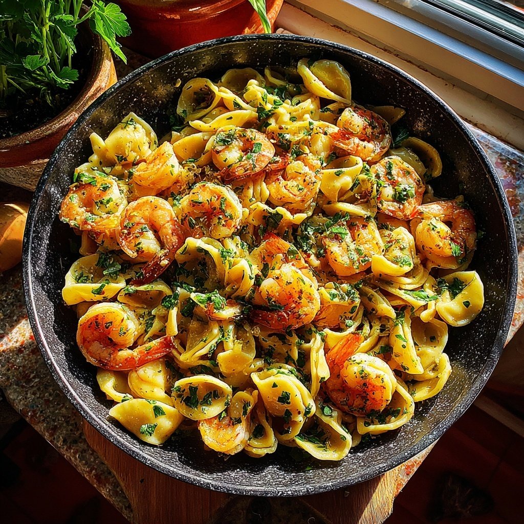 Garlic Butter Shrimp Pasta