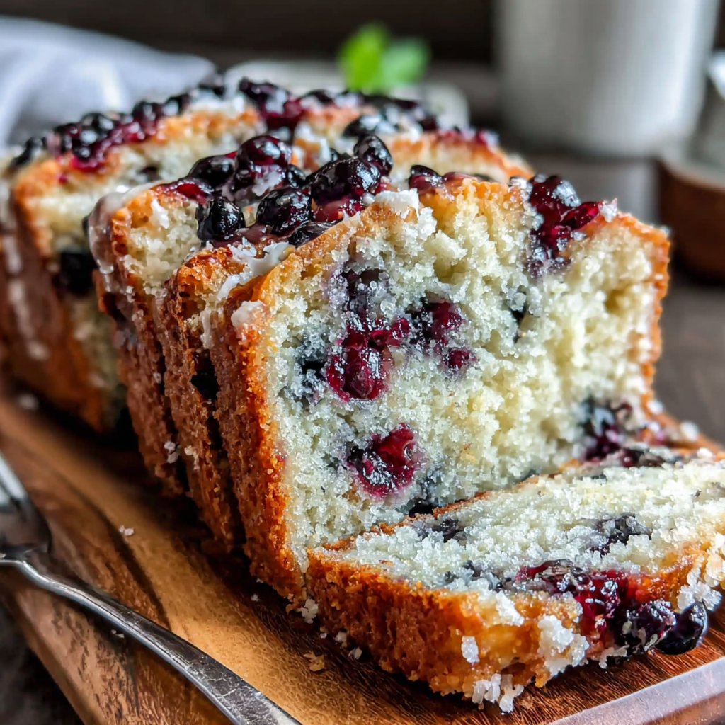 Blueberry Lemon Quick Bread