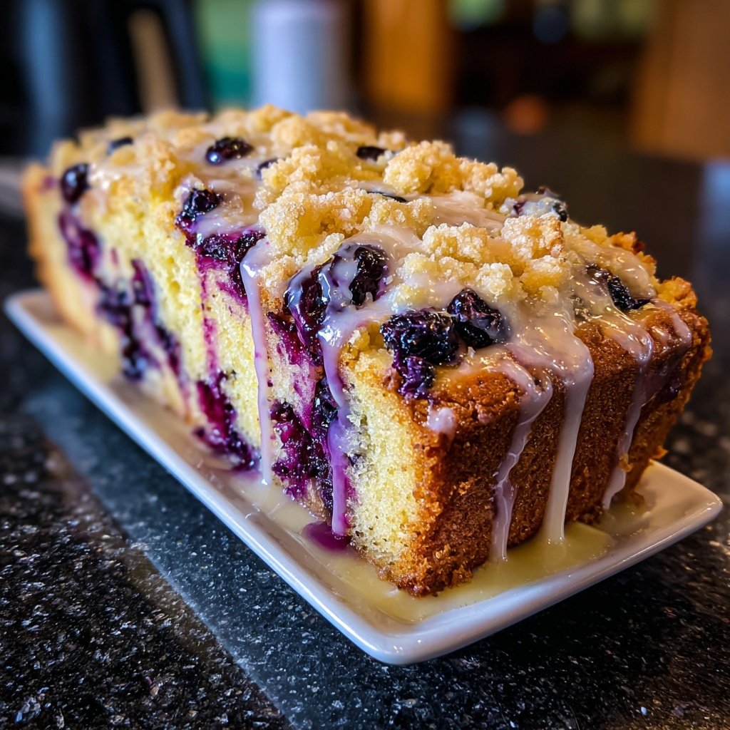 Blueberry Lemon Pound Cake