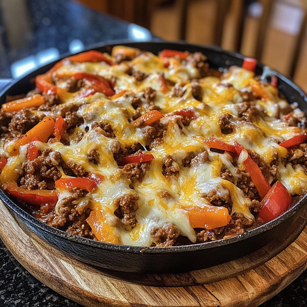 Ground Beef Skillet Mexican Style