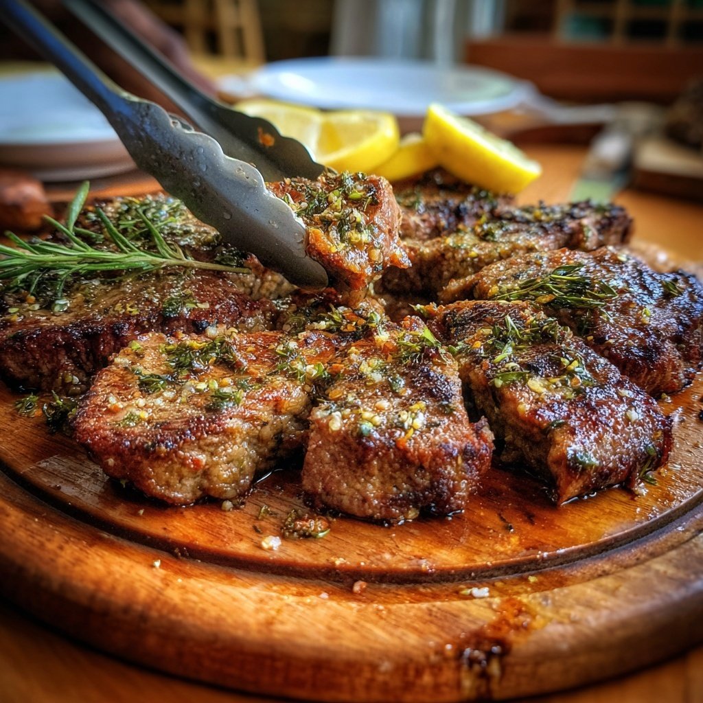 High Protein Lemon Garlic Beef