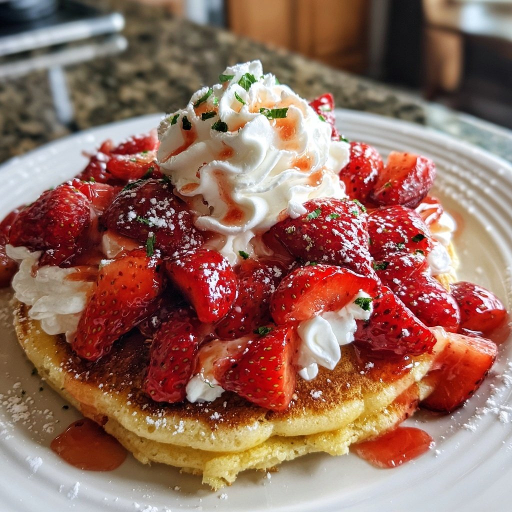 Fresh Strawberry Pancake Topping