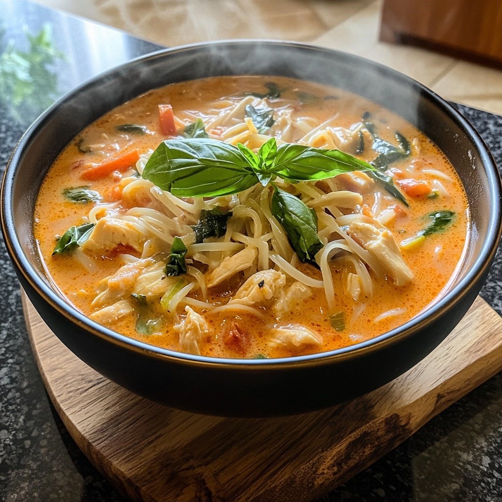Thai Red Curry Noodle Soup