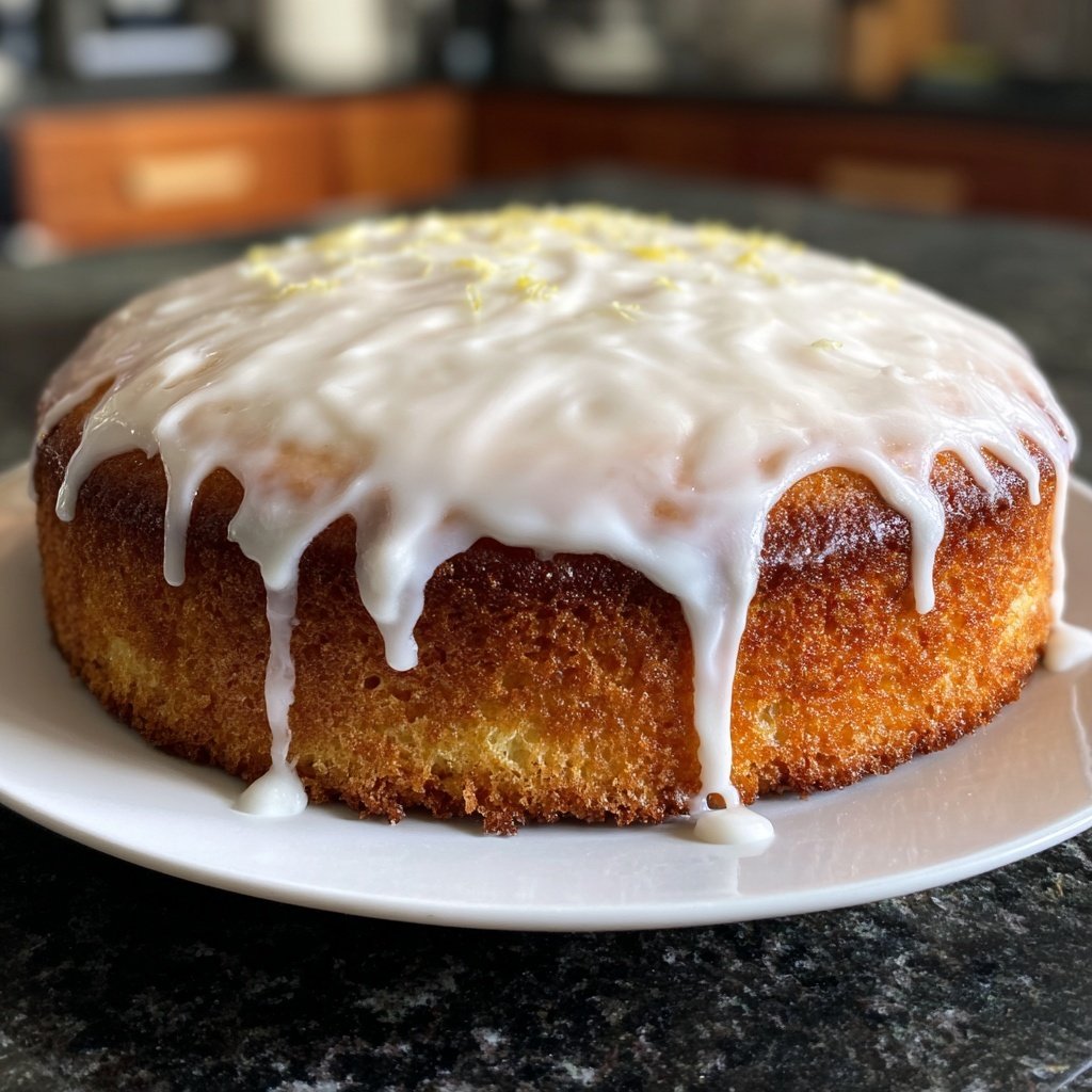 Easy One Bowl Vanilla Cake