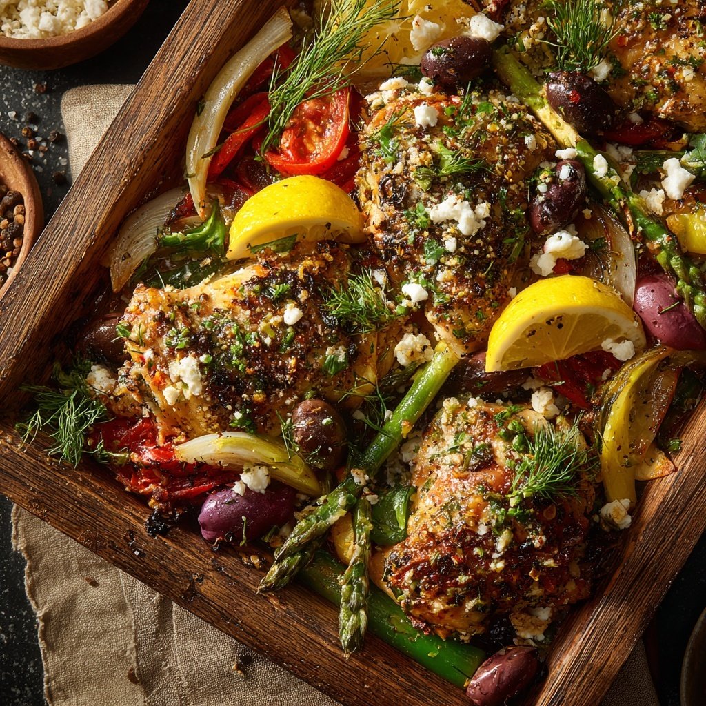 Greek Chicken Sheet Pan Dinner